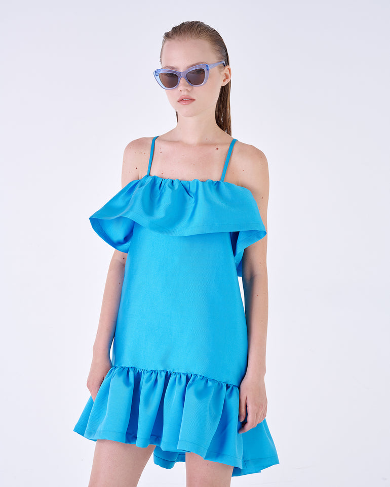 Silvian Heach Abito con balze Offerte giornaliere