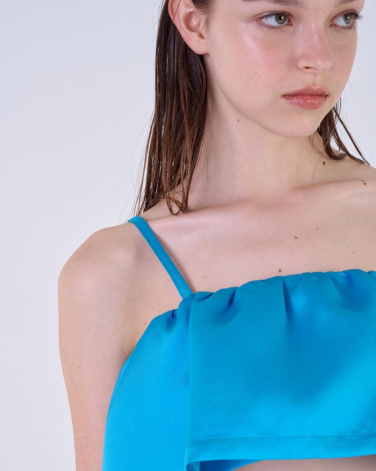 Silvian Heach Top crop con balza Offerte speciali