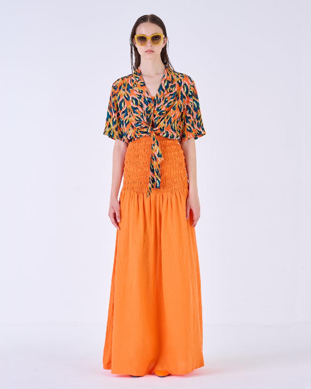 Silvian Heach Camicia cropped maculata Latest stili