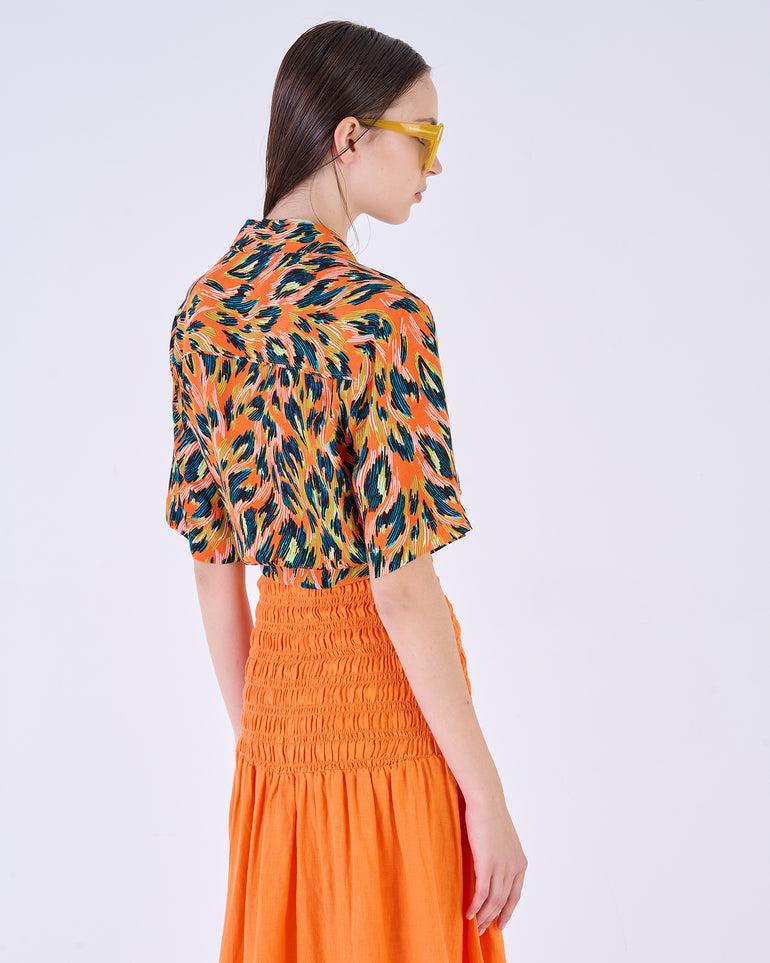 Silvian Heach Camicia cropped maculata Latest stili