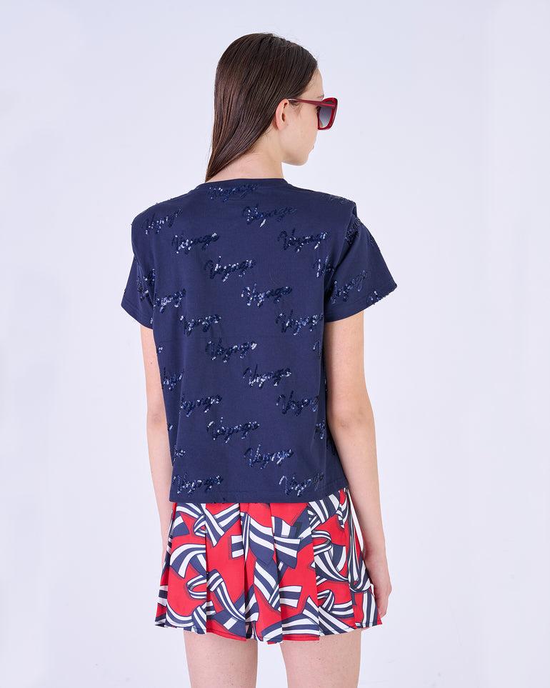 Silvian Heach T-shirt con applicazioni Fino al 50% di sconto