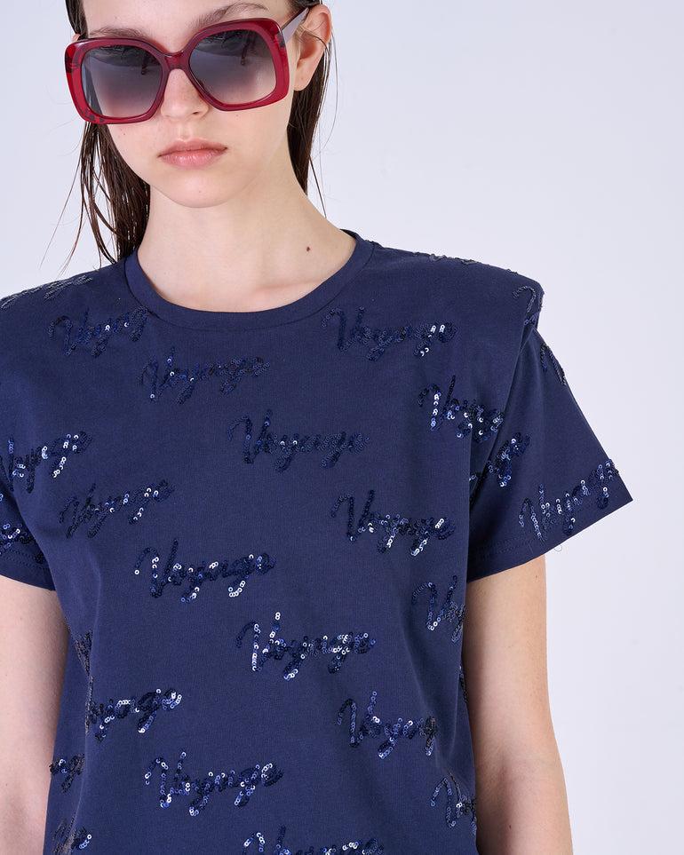 Silvian Heach T-shirt con applicazioni Fino al 50% di sconto