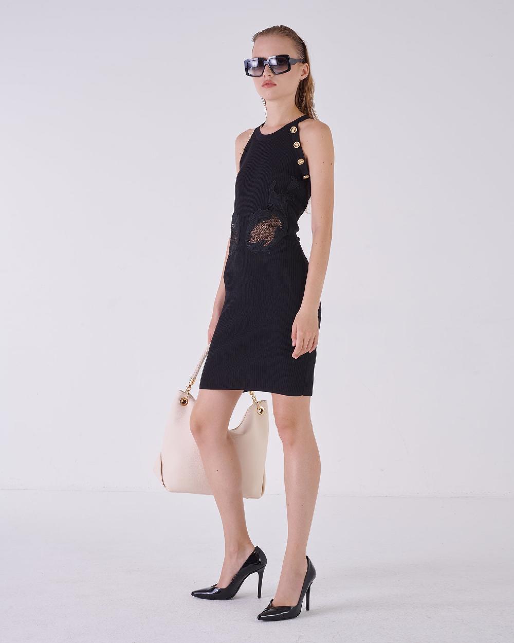 Silvian Heach Abito corto con ricami Super sconto