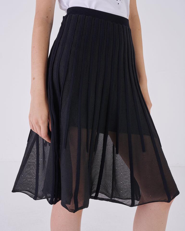Silvian Heach Minigonna velata Black Friday Prezzi