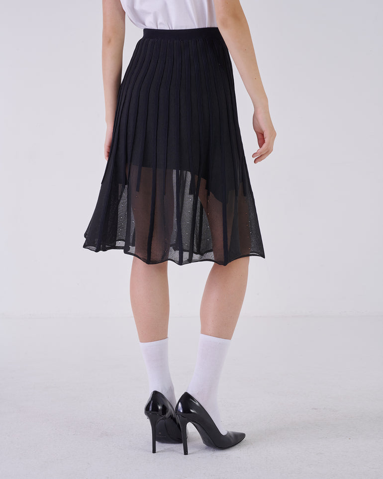 Silvian Heach Minigonna velata Black Friday Prezzi