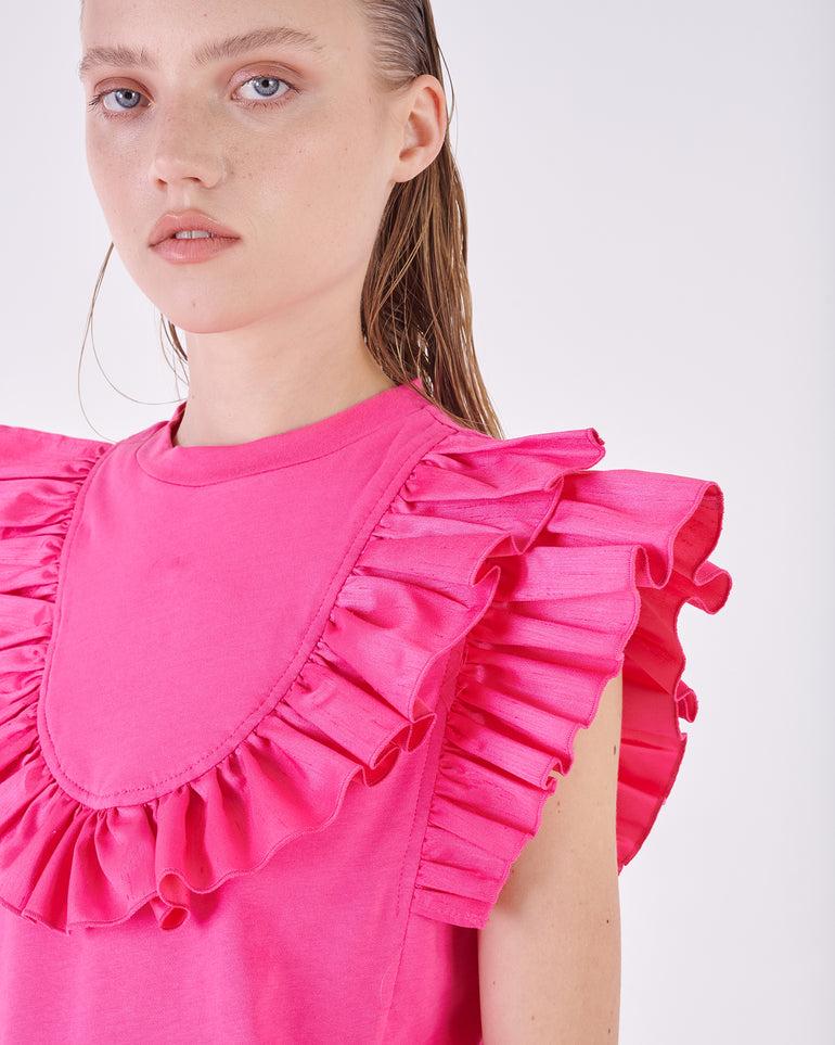Silvian Heach Top con volant Pezzi Unici