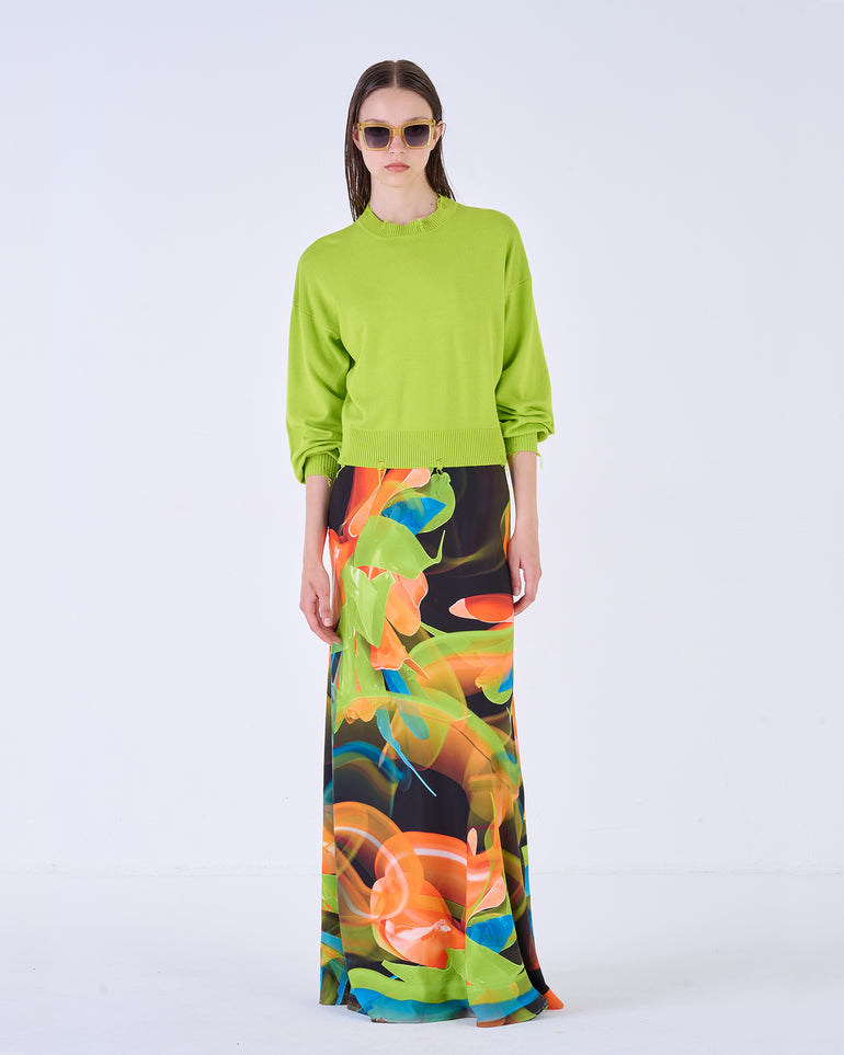 Silvian Heach Maglia con orli sfrangiati Fino Al -60%