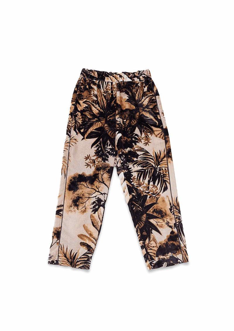 Shirtaporter PANTALONE IN VELLUTO CON PIPING Spedizione Gratuita
