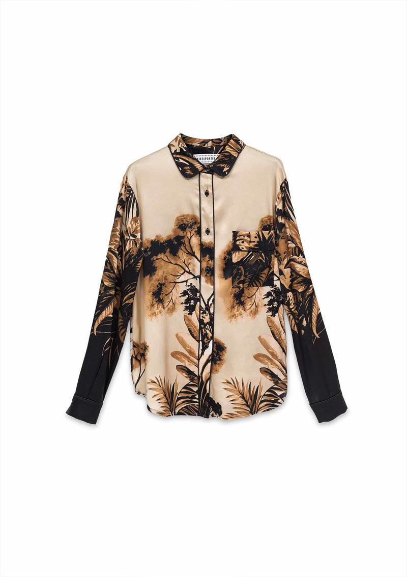 Shirtaporter CAMICIA PAJAMA CON PIPING Fino Al -60%