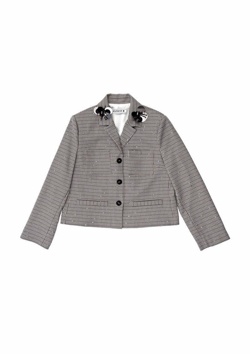 Shirtaporter Giacca Boxy con Spille Offerta