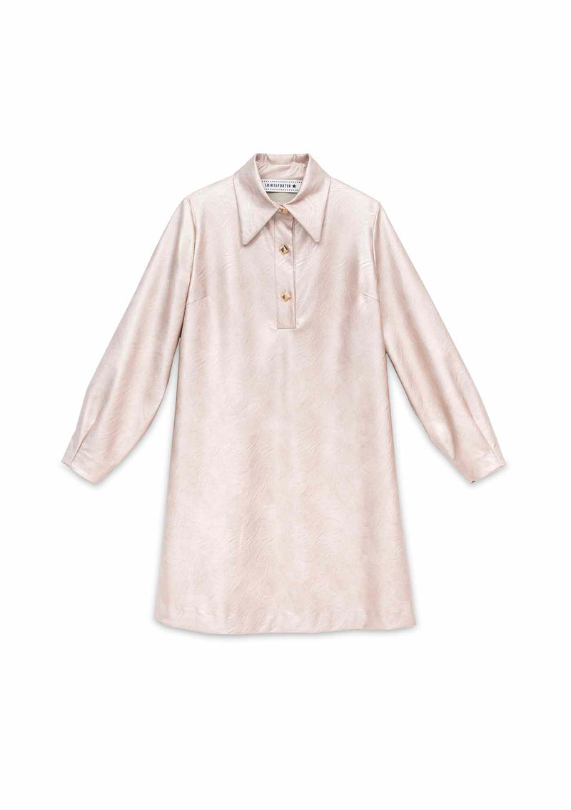Shirtaporter ABITO A TRAPEZIO IN ECO PELLE Outlet