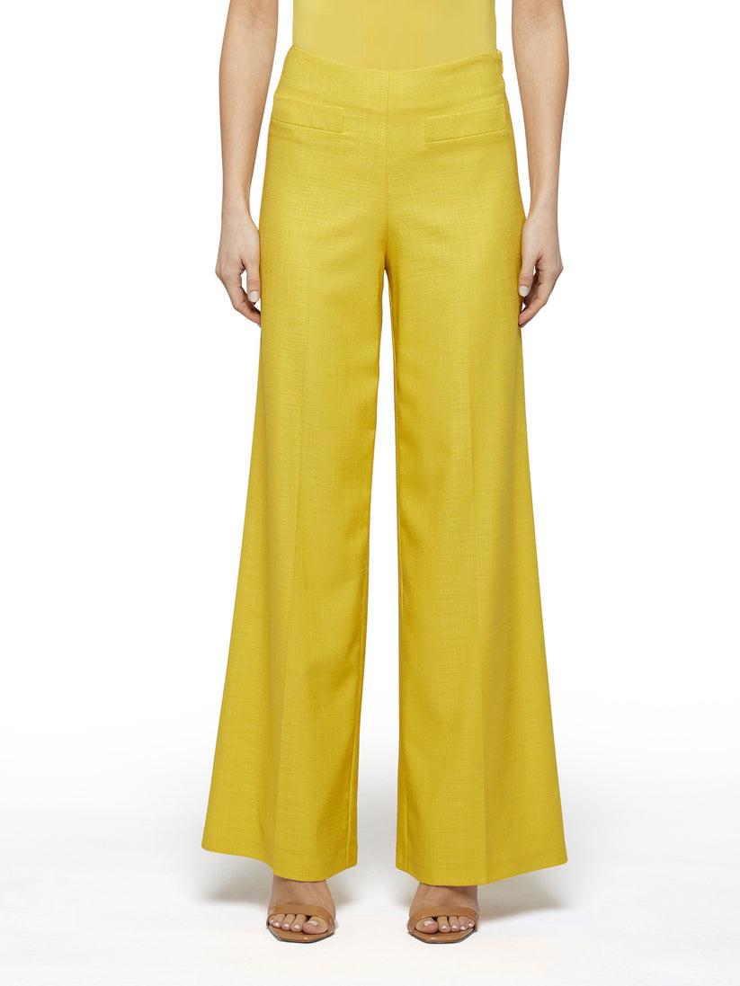 Space Simona Corsellini Pantalone ampio in tramato luxury In Saldo