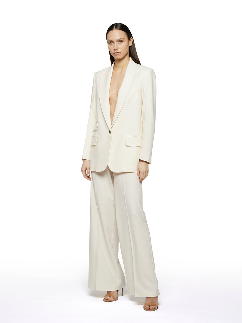 Space Simona Corsellini Giacca dritta in tramato luxury Moda