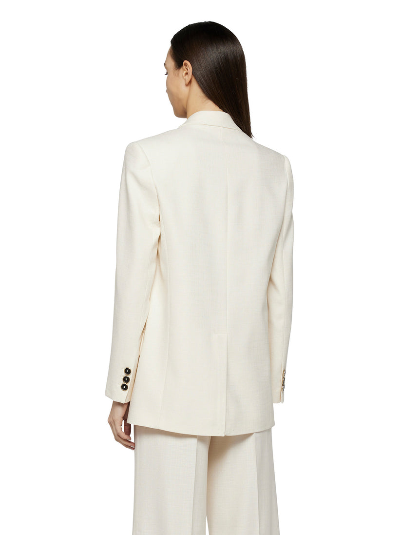 Space Simona Corsellini Giacca dritta in tramato luxury Moda