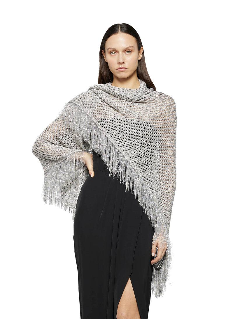 Space Simona Corsellini Scialle in crochet lurex 2025