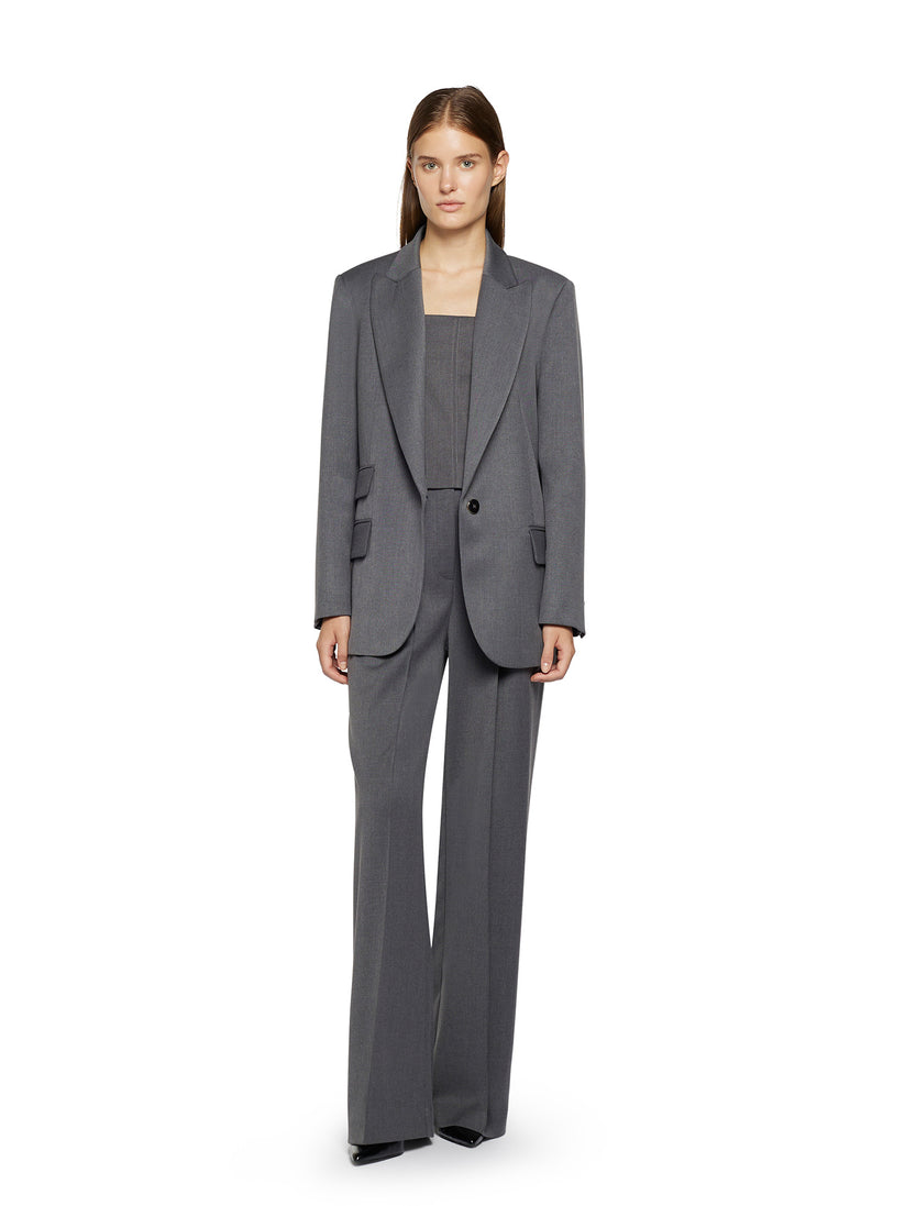 Space Simona Corsellini Pantalone largo con doppie pinces frontali Prezzo Ridotto