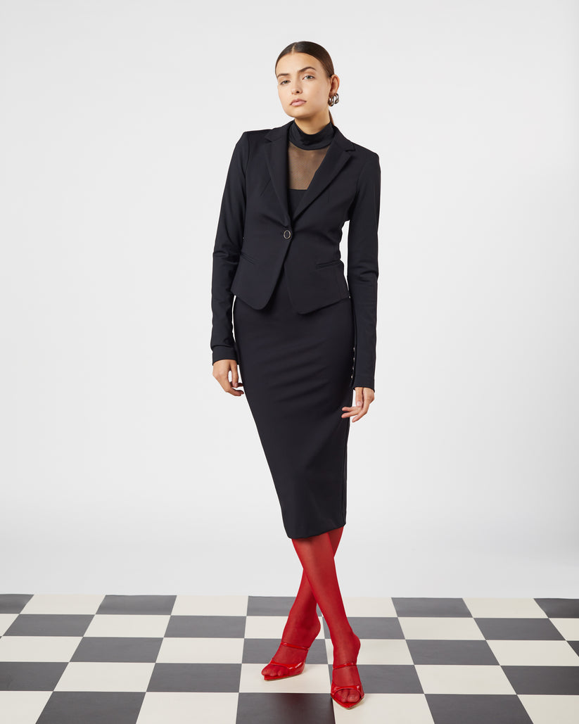 Space Simona Corsellini Giacca ultrafitted con riprese Economico