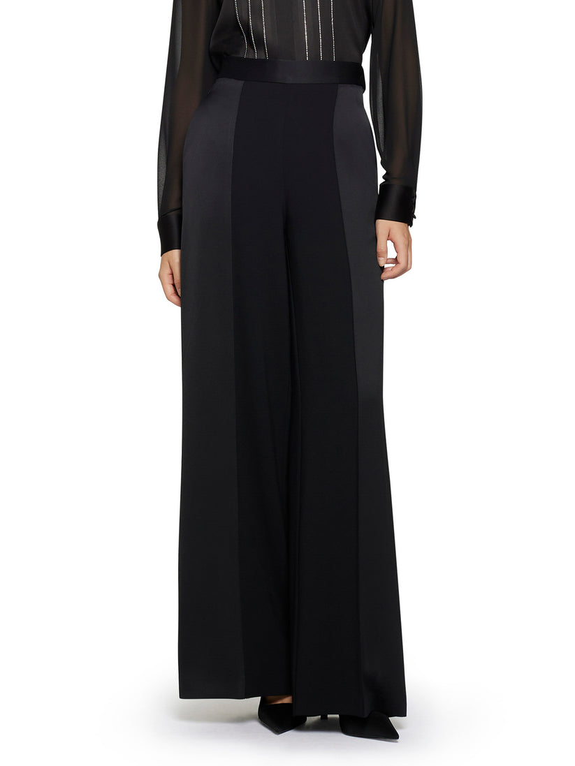 Space Simona Corsellini Pantalone in enver satin Italy
