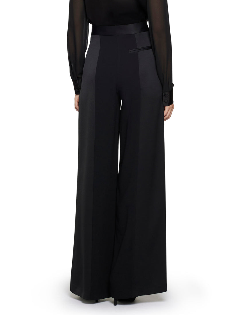 Space Simona Corsellini Pantalone in enver satin Italy