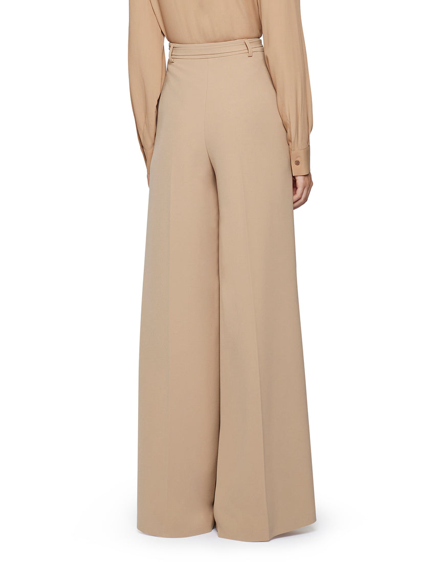 Space Simona Corsellini Pantalone largo con fibbia oro Prezzo Ridotto