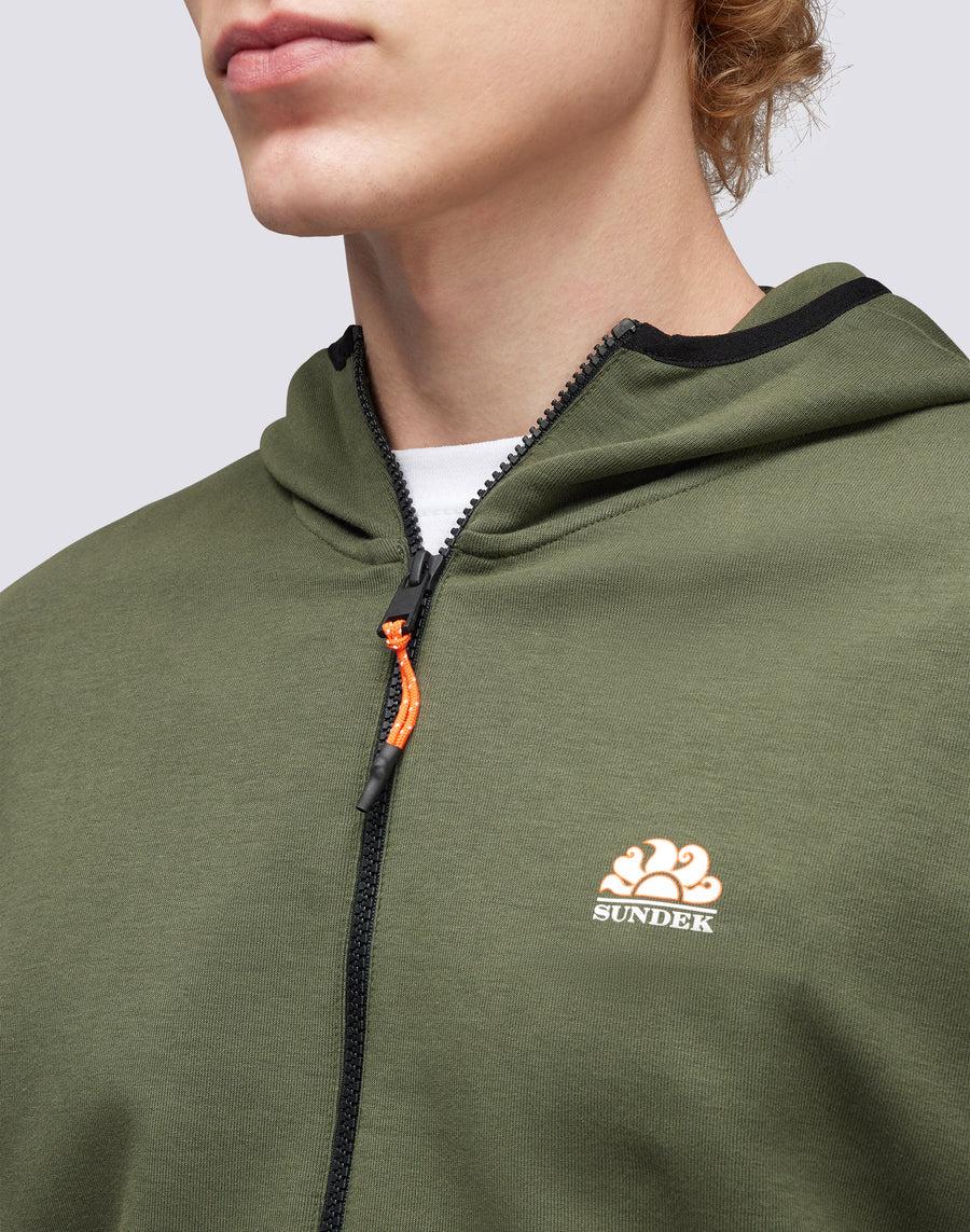 Sundek felpa full zip con cappuccio M411JHIL400-30201 Presa