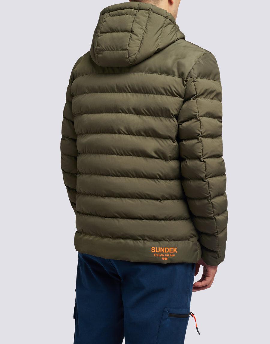 Sundek giacca trapuntata con cappuccio m998jkdp100-30201 Sconto