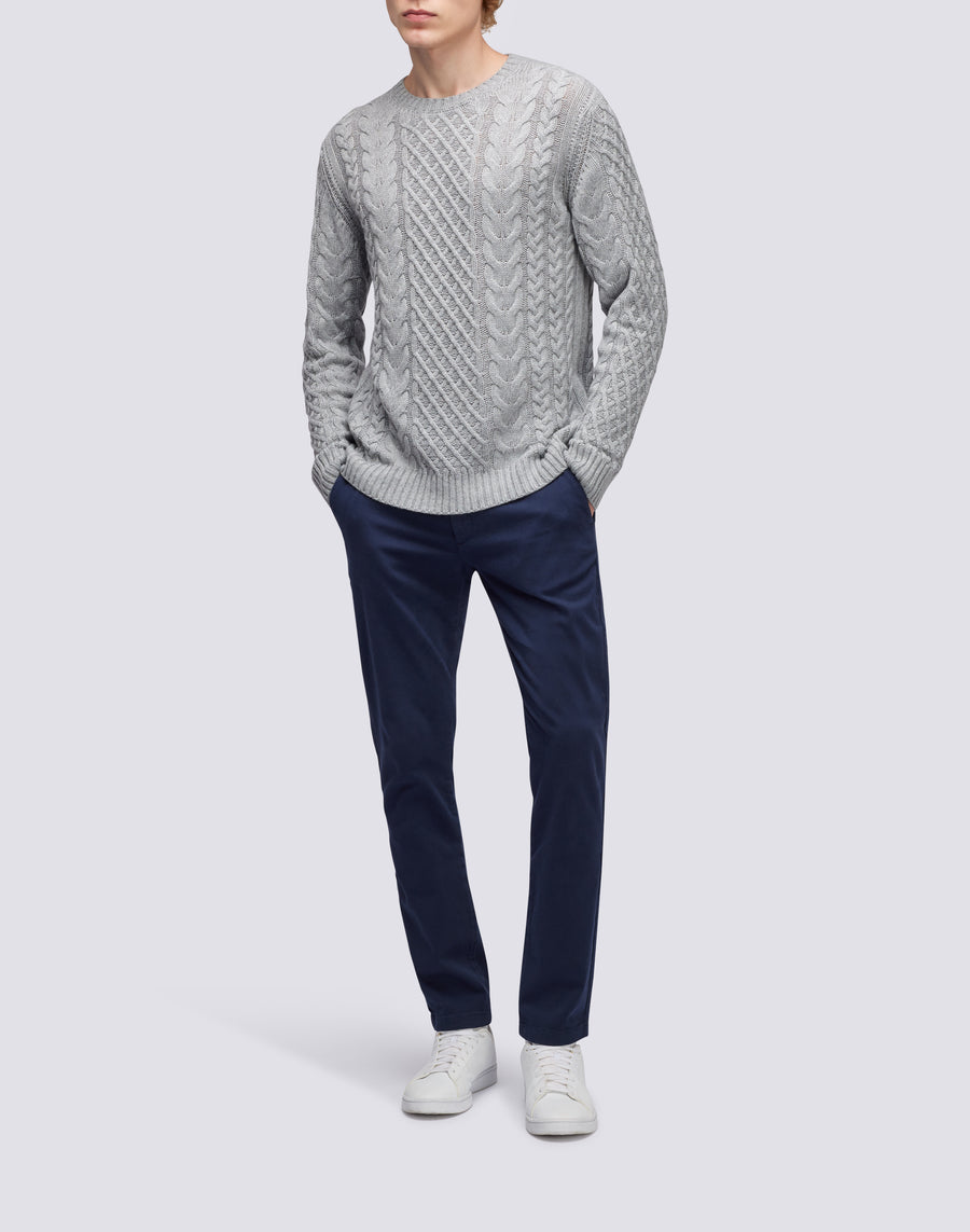 Sundek maglione a girocollo misto cashmere M354KIWS100-02900 Offerta
