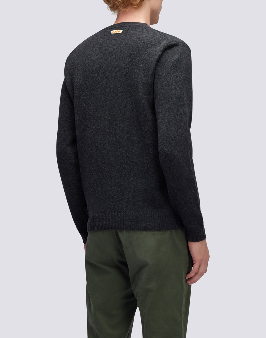 Sundek maglione a girocollo misto cashmere M352KIWS500-94400 Outlet