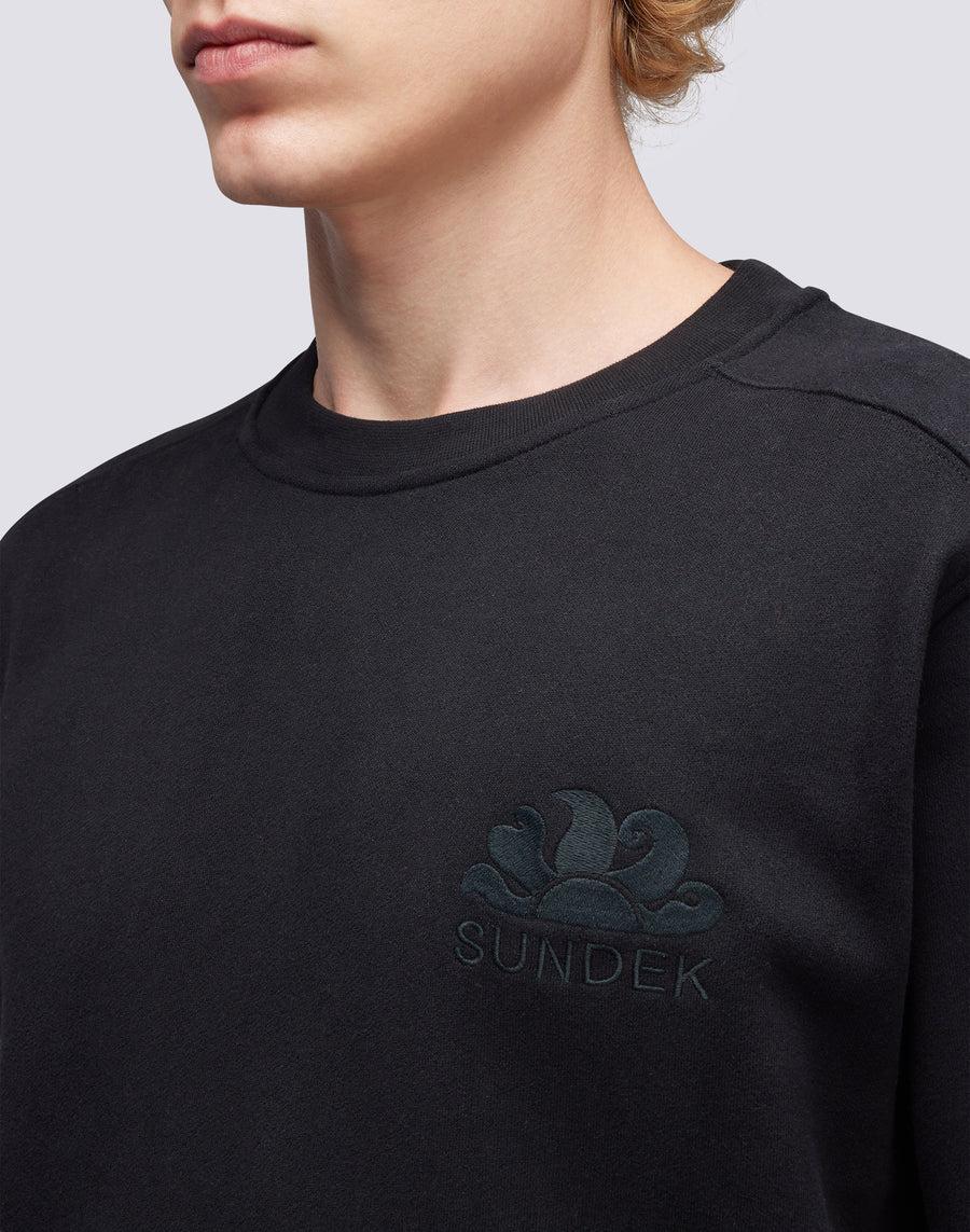 Sundek felpa garzata a girocollo m034jhf8700-00400 In Vendita