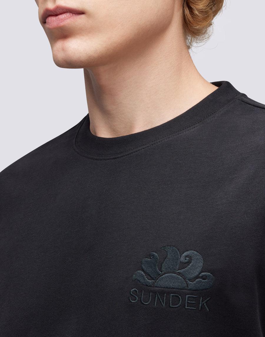 Sundek T-SHIRT GIROCOLLO CON LOGO RICAMATO M170TEJS700-00400 Offerte