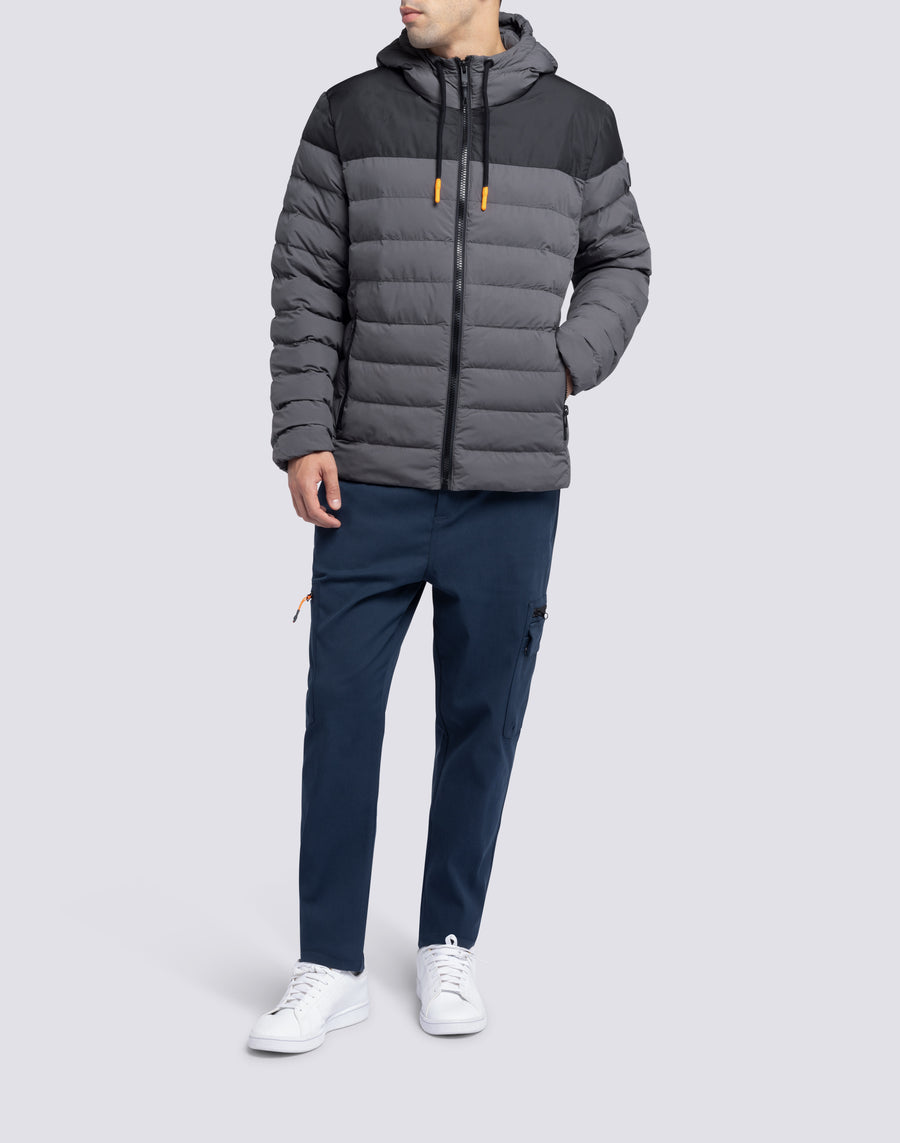 Sundek giacca trapuntata con cappuccio m998jkdp100-94401 In Linea