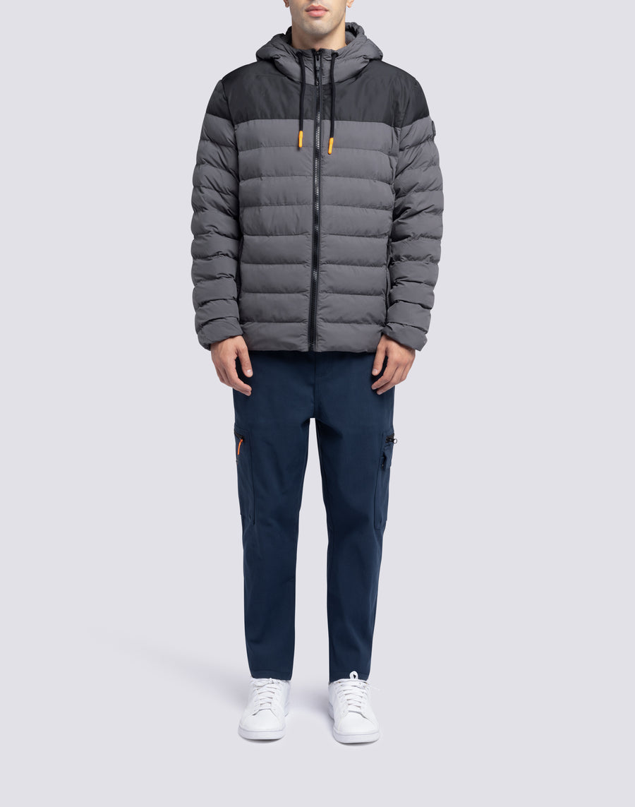Sundek giacca trapuntata con cappuccio m998jkdp100-94401 In Linea