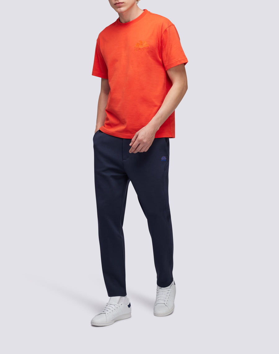 Sundek T-SHIRT GIROCOLLO CON LOGO RICAMATO M170TEJS700-A4200 Italy
