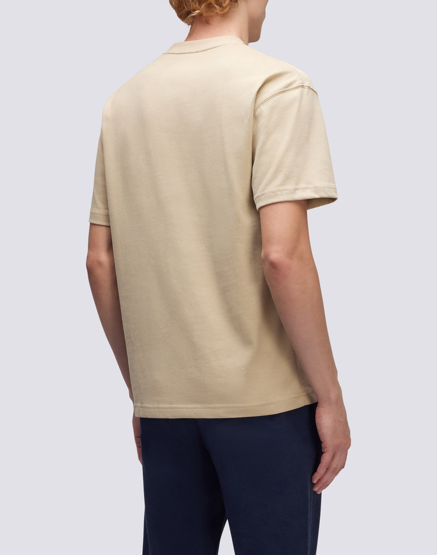 Sundek T-SHIRT GIROCOLLO CON LOGO RICAMATO M170TEJS700-65200 In Linea