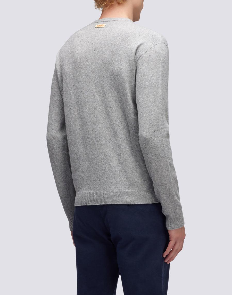 Sundek maglione a girocollo misto cashmere M350KIWS500-02900 Qualità