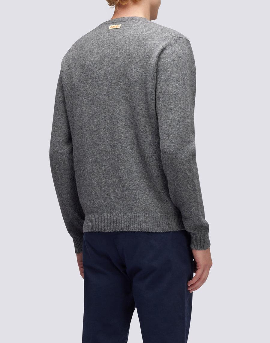 Sundek maglione a girocollo misto cashmere M352KIWS500-33700 Spedizione Gratuita