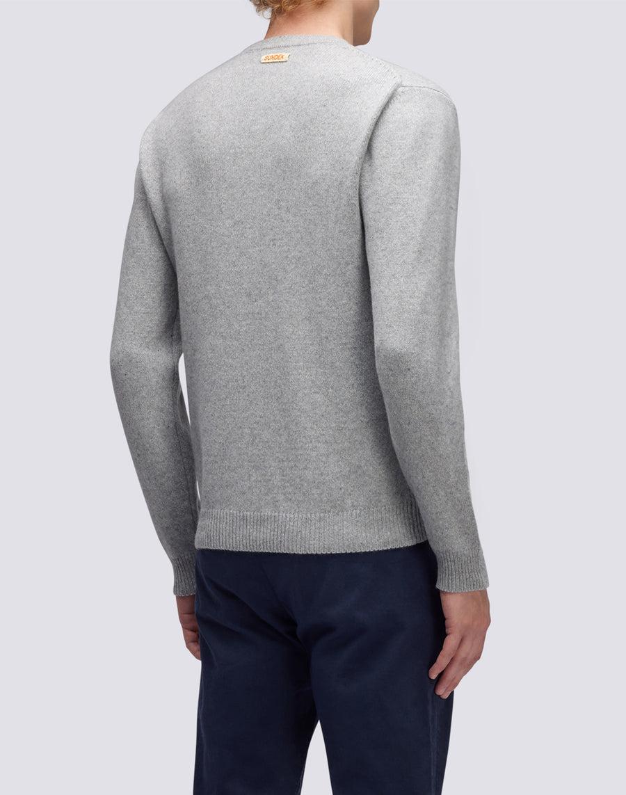 Sundek maglione a girocollo misto cashmere M352KIWS500-02900 Novità