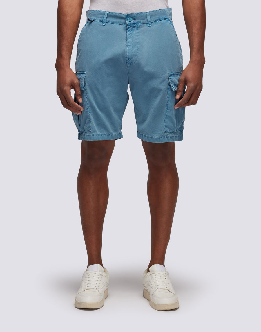 Sundek SHORTS CARGO IN TESSUTO TINTO IN CAPO CON ARCOBALENO m248wkpp900-a2601 Novità