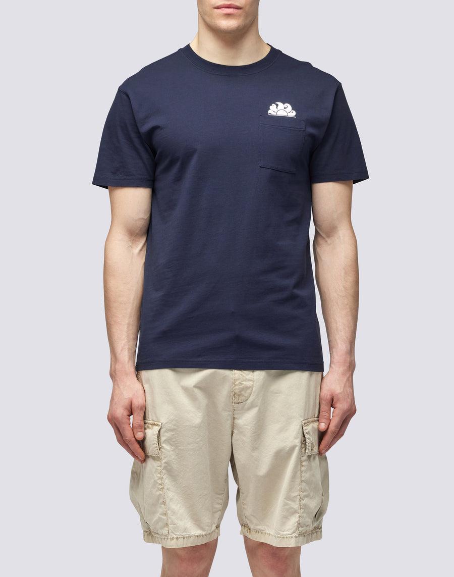 Sundek T-SHIRT CON TASCA m609tej7800-00701 Presa