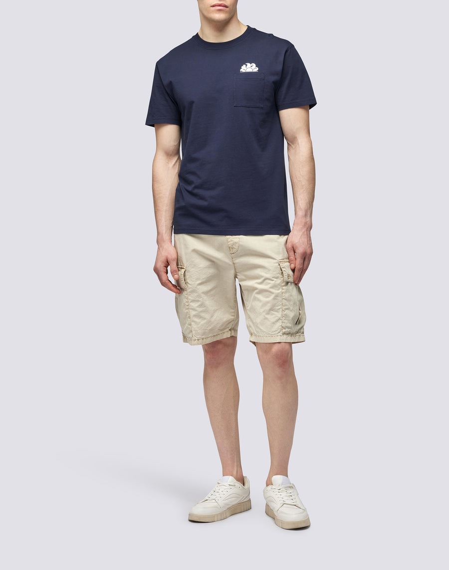 Sundek T-SHIRT CON TASCA m609tej7800-00701 Presa