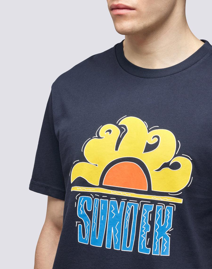 Sundek T-SHIRT SUNDEK LOGO m614tejr900-00701 Offerte