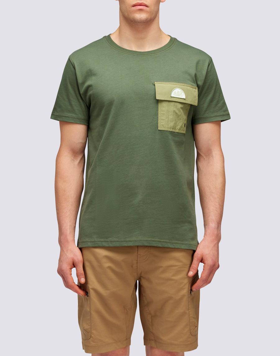 Sundek T-SHIRT CON TASCA m606tejs500-a2701 Saldi Di Fabbrica