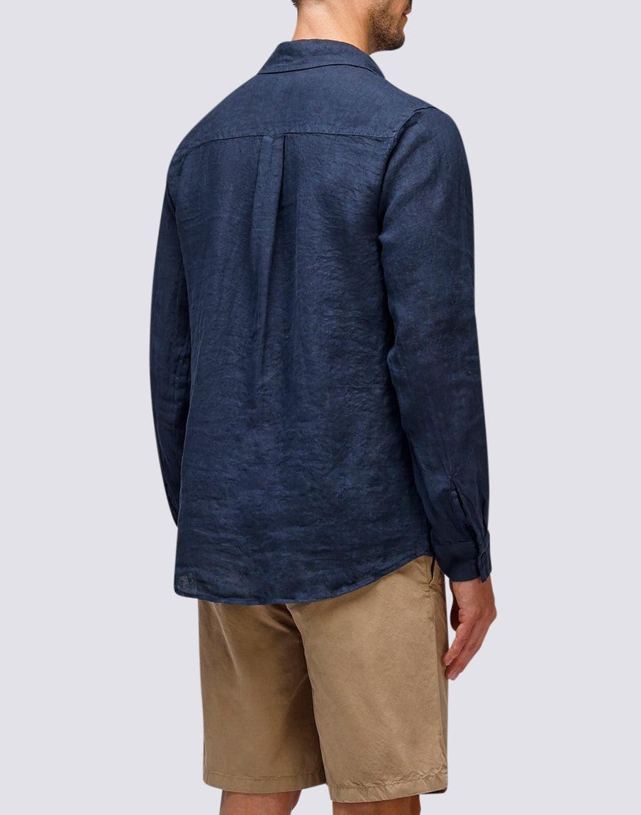 Sundek CAMICIA IN LINO m820shli7tc-00700 Qualità