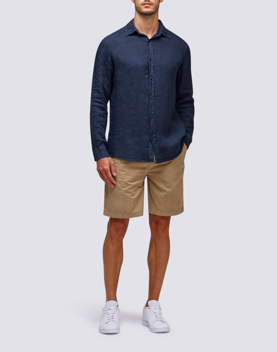 Sundek CAMICIA IN LINO m820shli7tc-00700 Qualità