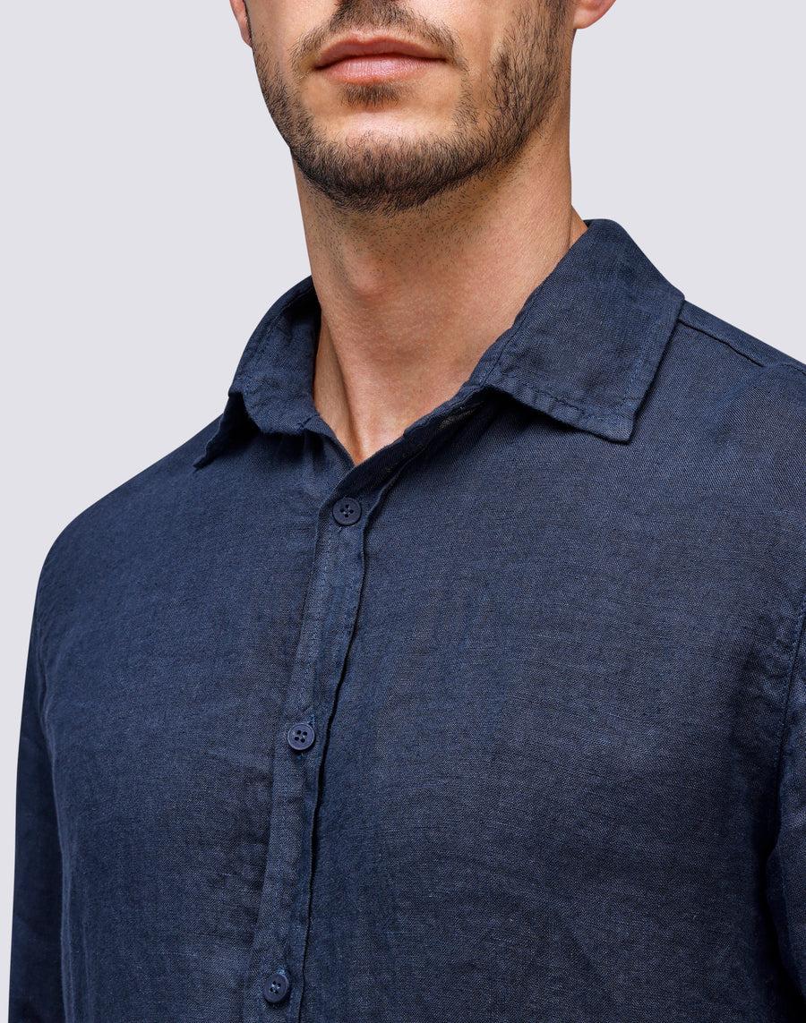 Sundek CAMICIA IN LINO m820shli7tc-00700 Qualità