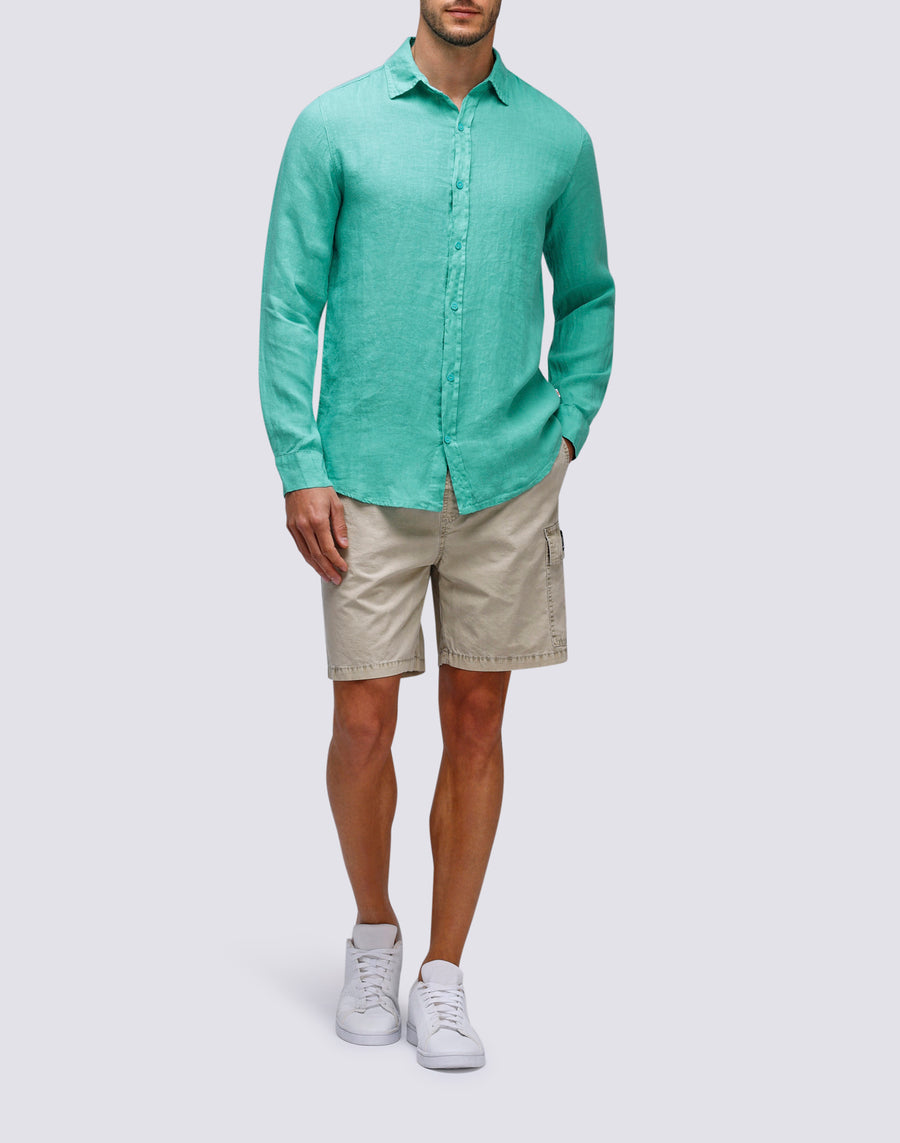 Sundek CAMICIA LINO m820shli7tc-a3200 Consegna Veloce