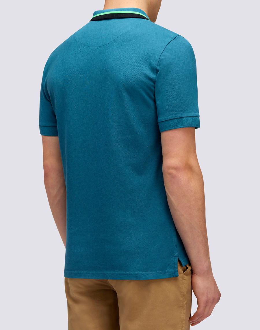 Sundek POLO IN COTONE PIQUET COMBINATO m997plpq500-a3401 Vendita Calda
