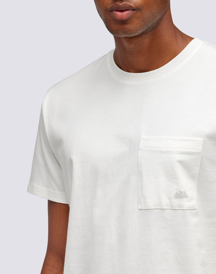 Sundek t-shirt con logo stampato m301tejr900-03900 Vendita Economica