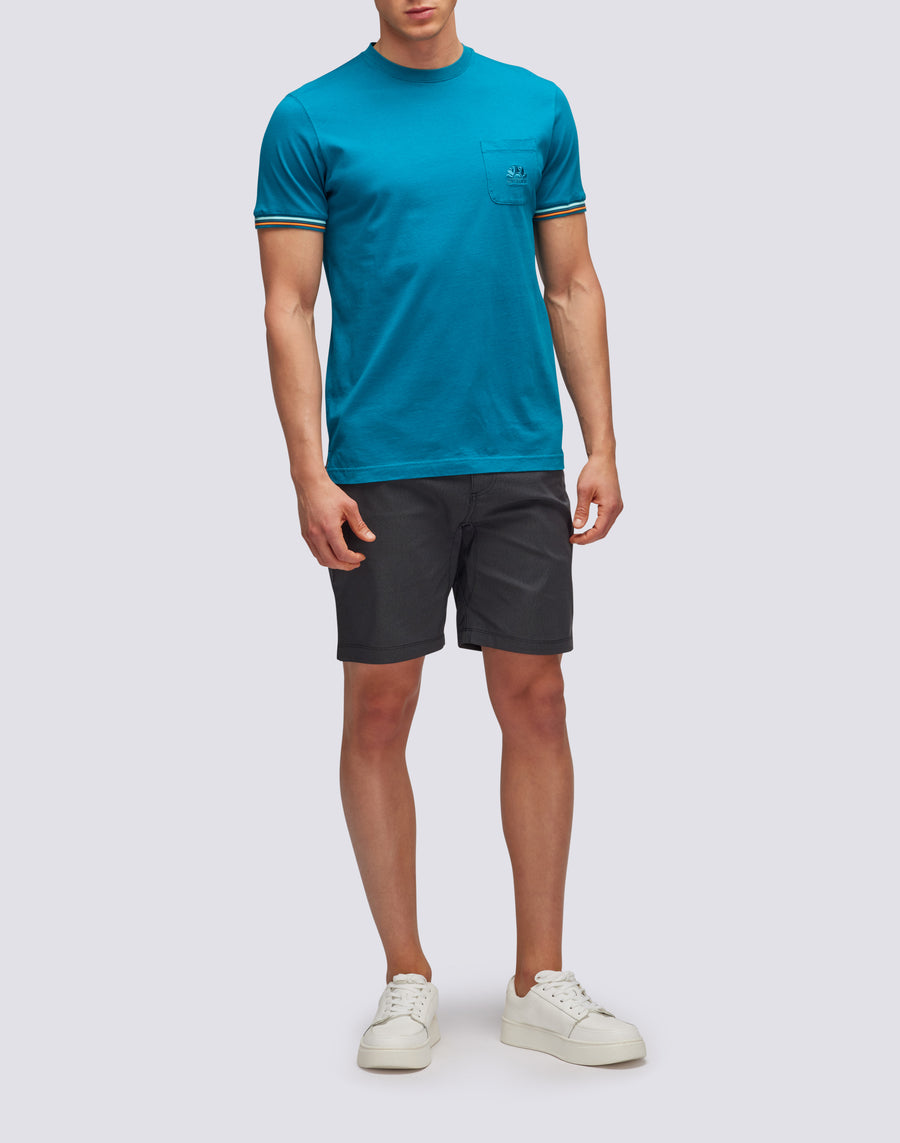 Sundek T-SHIRT FINN GIROCOLLO CON TASCHINO m775tej7800-01203 Saldi Di Fabbrica