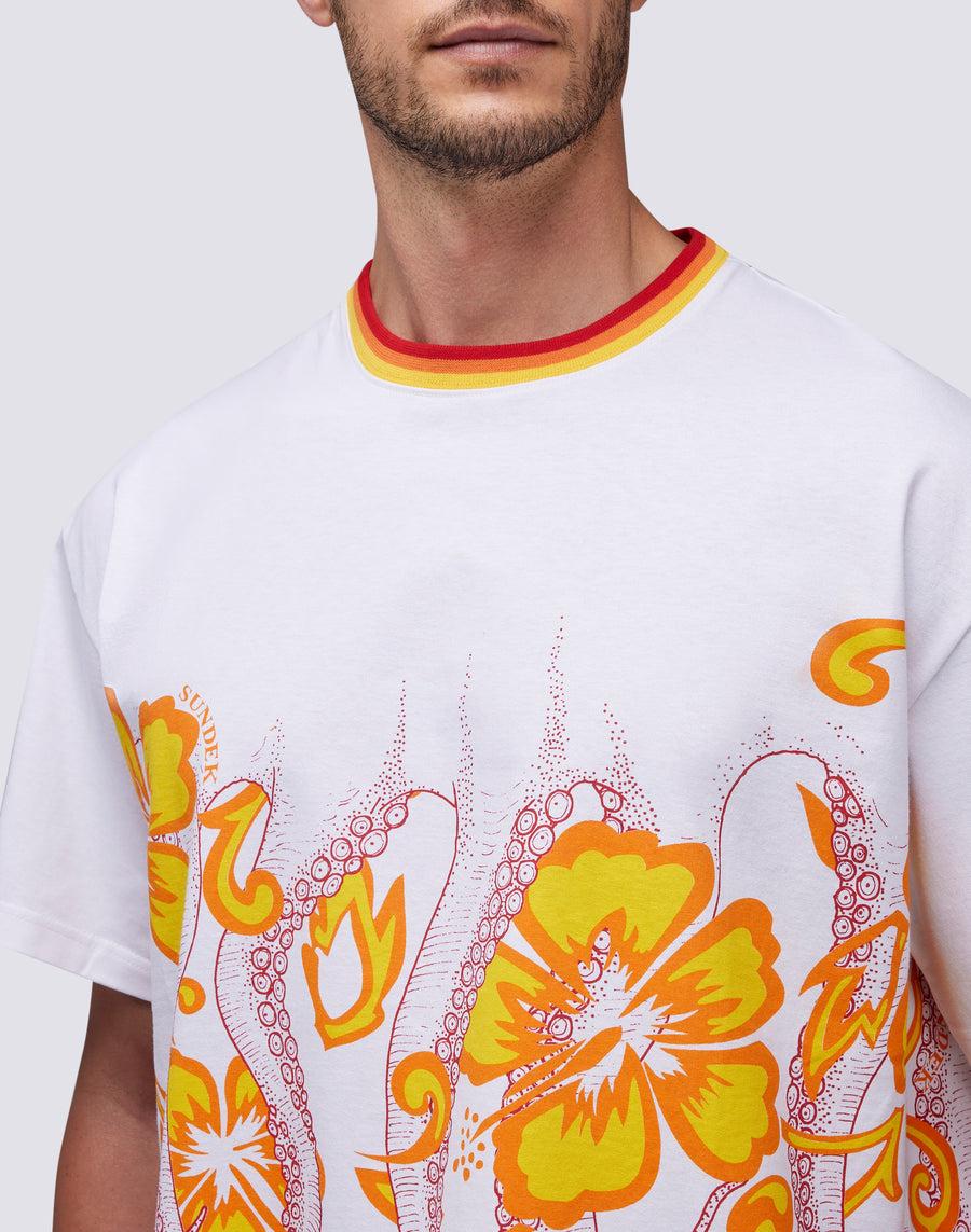 Sundek SUNDEK X OCTOPUS - T-SHIRT m662tejy5ou-006ou Negozio